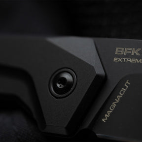 Extrema Ratio BFK Pixel coltello a lama fissa compatto con profilo tanto modificato,  impugnatura ergonomica scanalata e passante per cordino ideale per everyday carry tattico