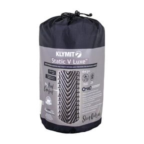 KLYMIT | STATIC V LUXE SLEEPING PAD - Materassino gonfiabile - BackPacco - BP-KLYMIT-06VLST02D
