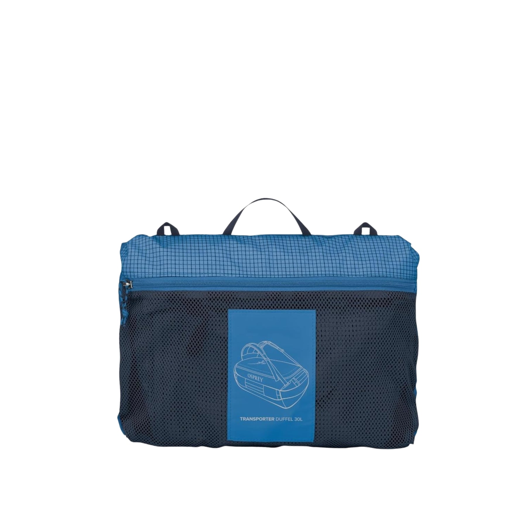 Osprey Transporter Duffel 30 borsone da 30 litri con spallacci per trasporto a zaino tessuto tecnico maniglie di trasporto rinforzate e ampia apertura superiore per viaggi e outdoor