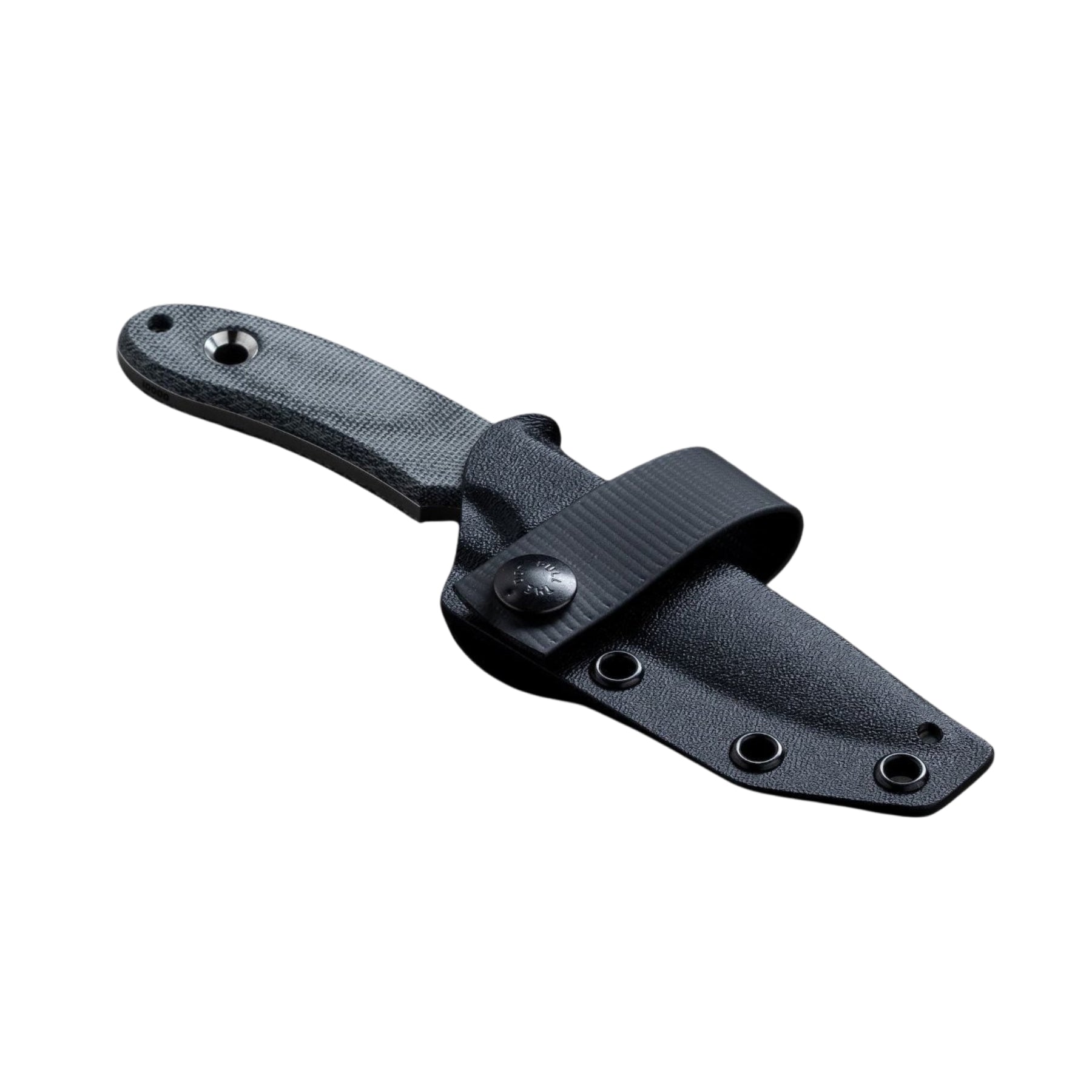 TRC Knives Kosmos coltello a lama fissa con guancette in micarta e fodero in kydex, ideale per outdoor e uso tattico.