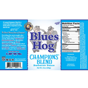 BLUES HOG | CHAMPION'S BLEND BBQ SAUCE - Salsa BBQ - Il segreto dei campioni!