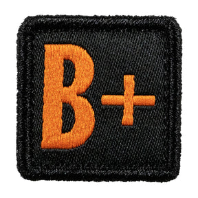 5.11 Blood Type Patch Kit, set di 5 patch ricamate con velcro, toppe con gruppo sanguigno e codice allergie NKDA e NO PCN, accessorio tattico medico
