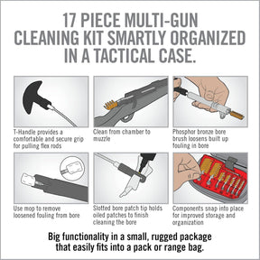 REAL AVID | GUN BOSS UNIVERSAL TACTICAL CLEANING KIT - Kit di pulizia universale