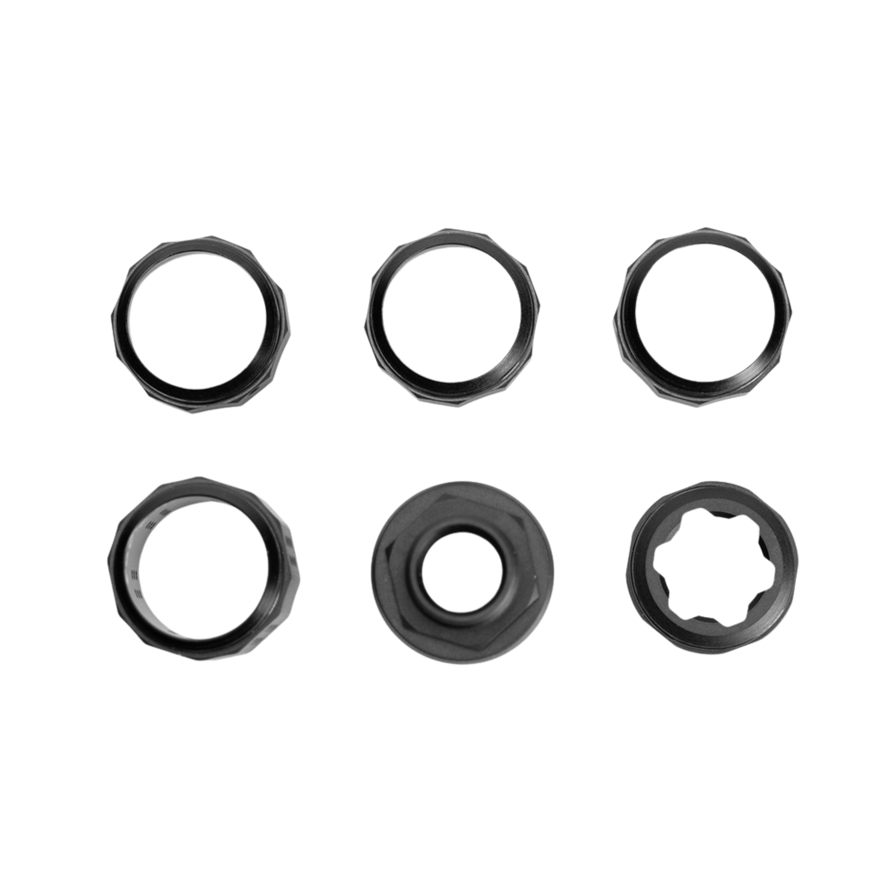 compensatore strike industries per pistola calibro 9mm accessorio tattico grigio metallo per riduzione rinculo e controllo volata