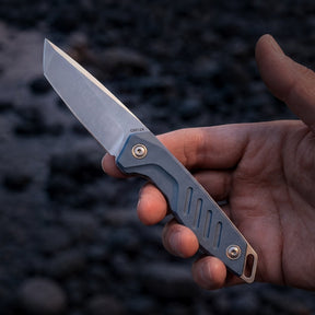 Extrema Ratio BFK Micro coltello a lama fissa compatto con profilo tanto modificato, impugnatura ergonomica sagomata e foro passante per cordino ideale per everyday carry tattico