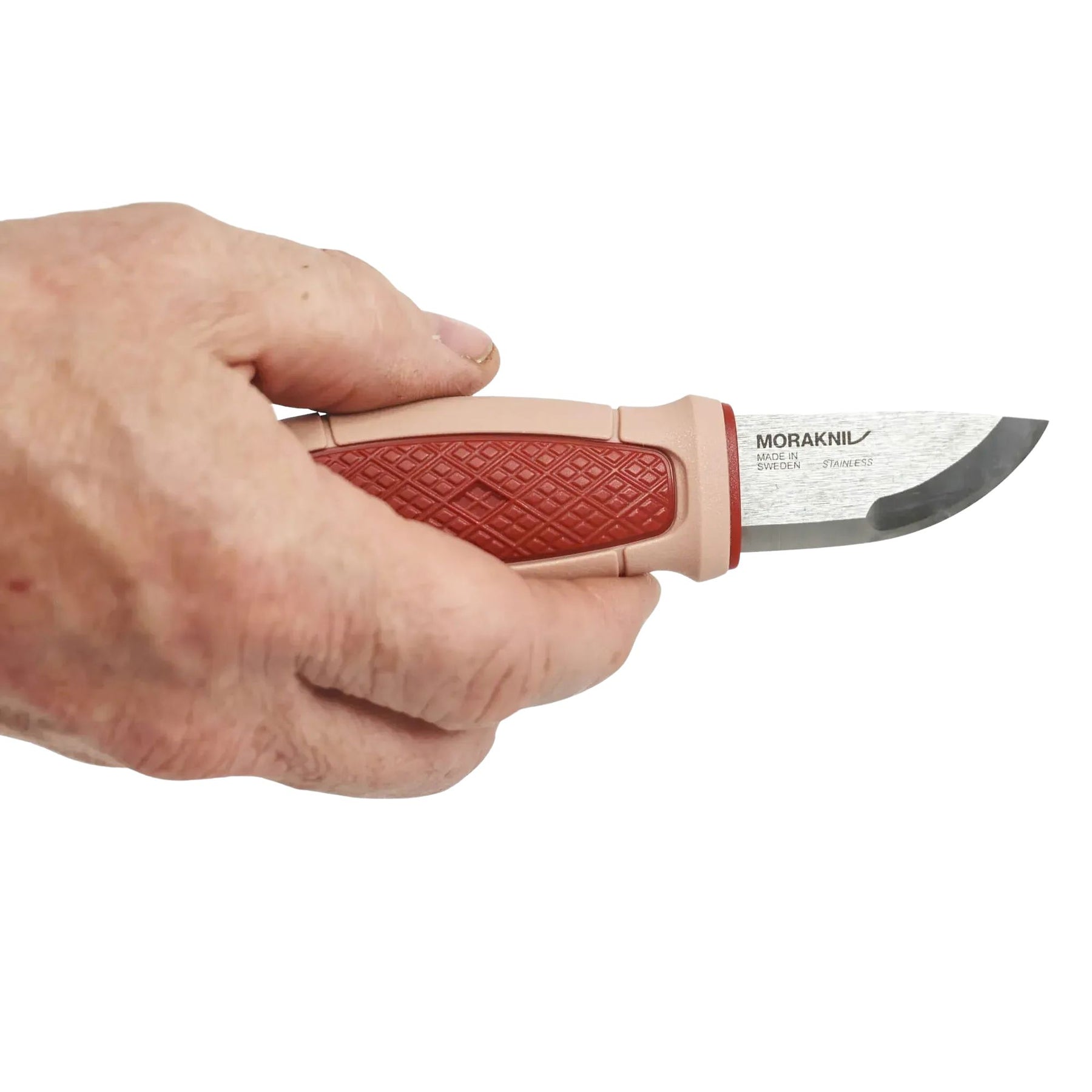 MORAKNIV Eldris Color of the Year 2026 14813 Coltello fisso compatto con lama in acciaio inossidabile 12C27 e impugnatura ergonomica antiscivolo. Edizione limitata Dala Red e Orsa Sandstone ideale per bushcraft e outdoor.