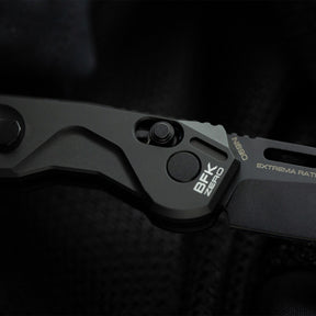 Extrema Ratio BFK ZERO coltello chiudibile tattico ed EDC con lama tanto, foro per apertura rapida, blocco di sicurezza e impugnatura ergonomica