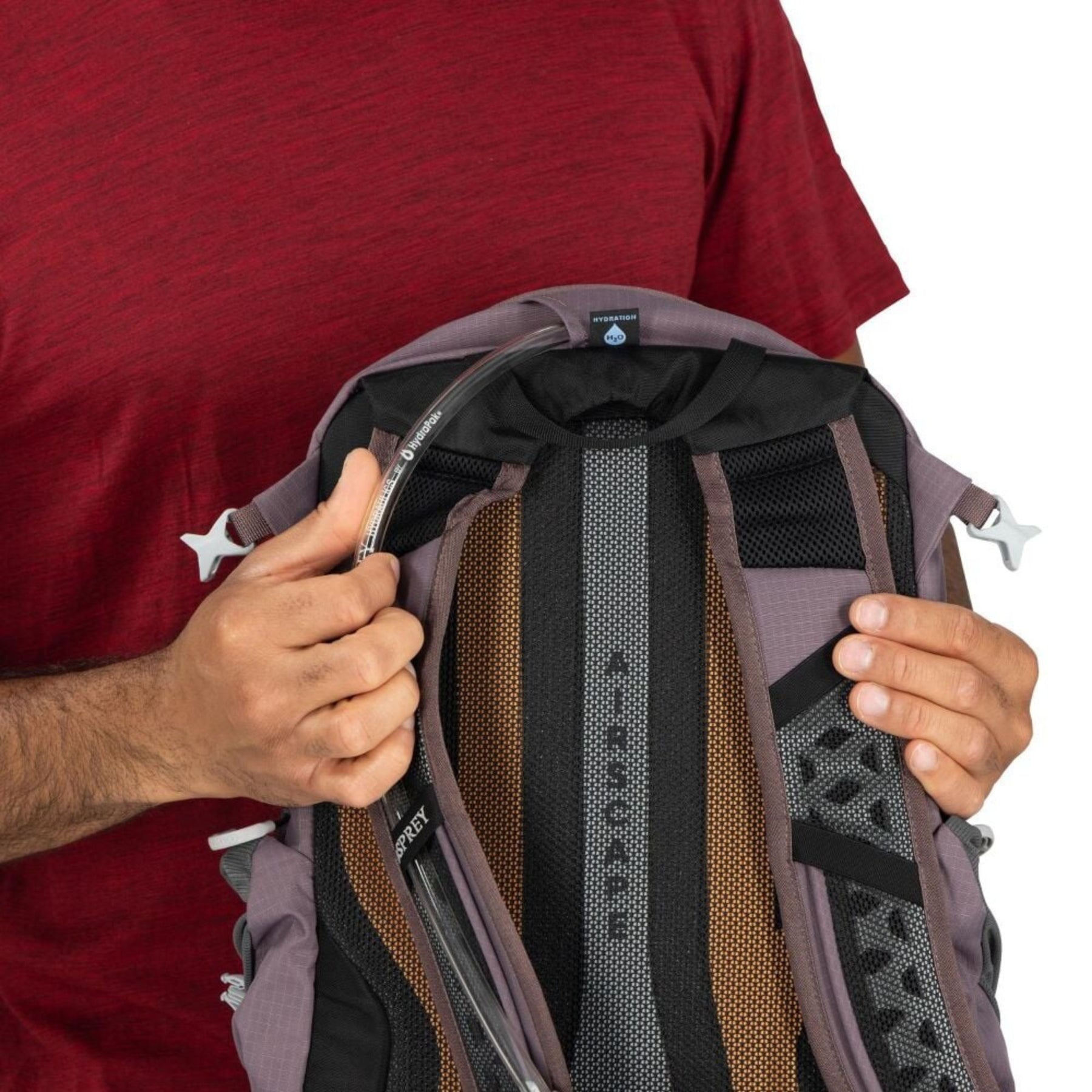 OSPREY SPORTLITE 15 Zaino da trekking da 15 litri con schienale traspirante AirScape, apertura a zip, tasche elasticizzate, scomparto idratazione e cinghie di compressione, ideale per escursioni, collezione 2026