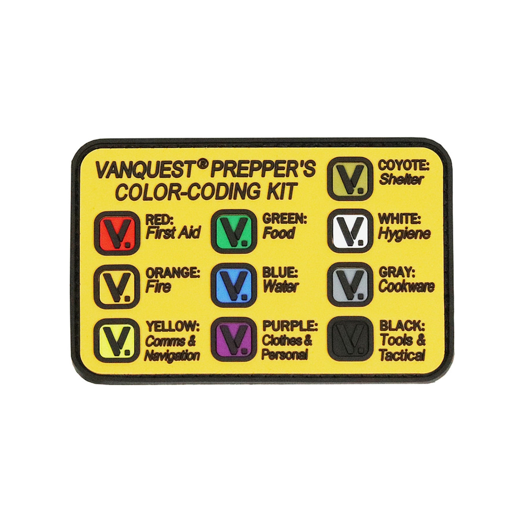 Vanquest | Prepper's Color - Coding Kit
