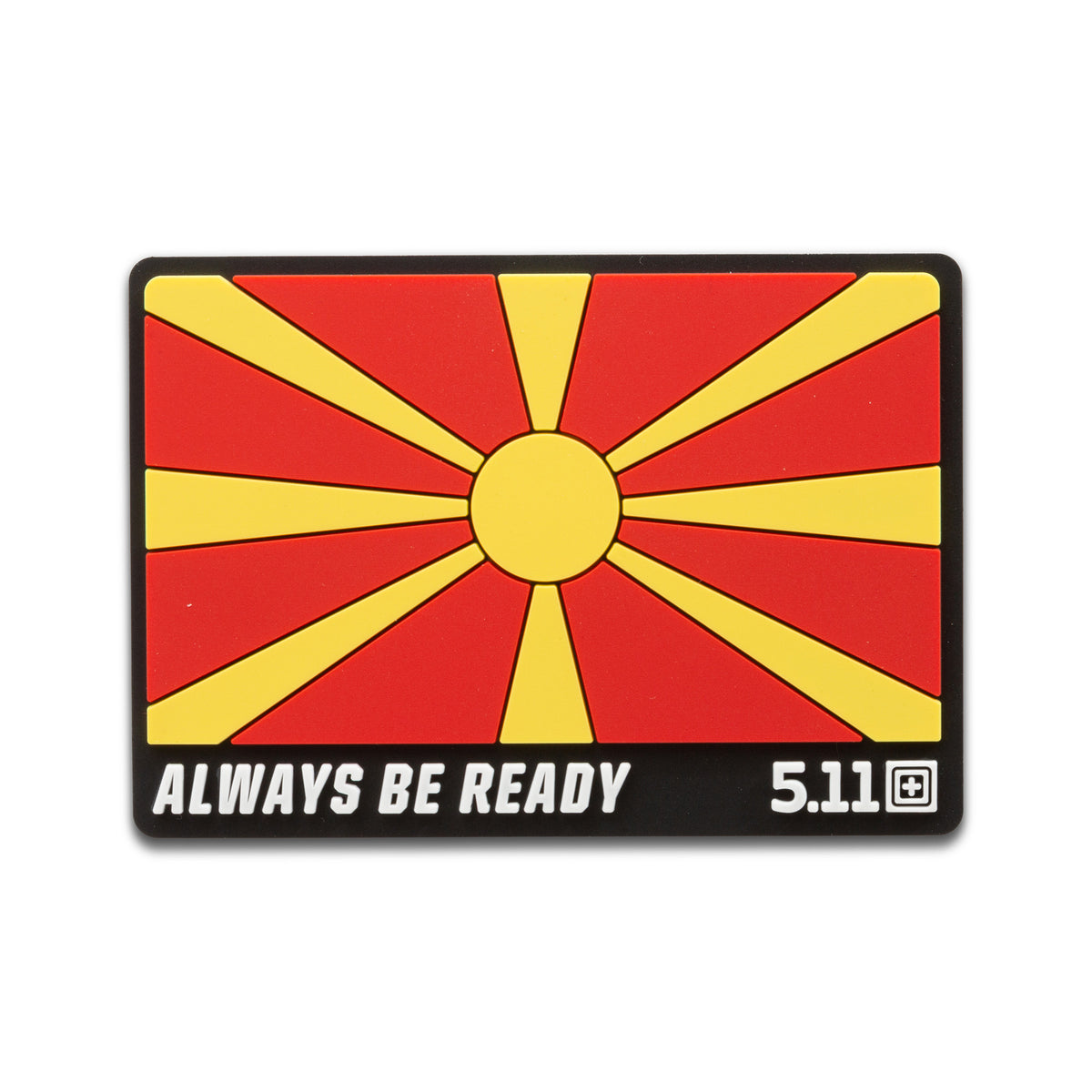 5.11 | MACEDONIA - Patch in PVC - BackPacco - BP-5.11-92199MK-999