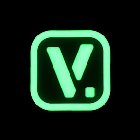 Vanquest |  [V.] Logo "Super-Lumen" Glow-In-The-Dark Patch
