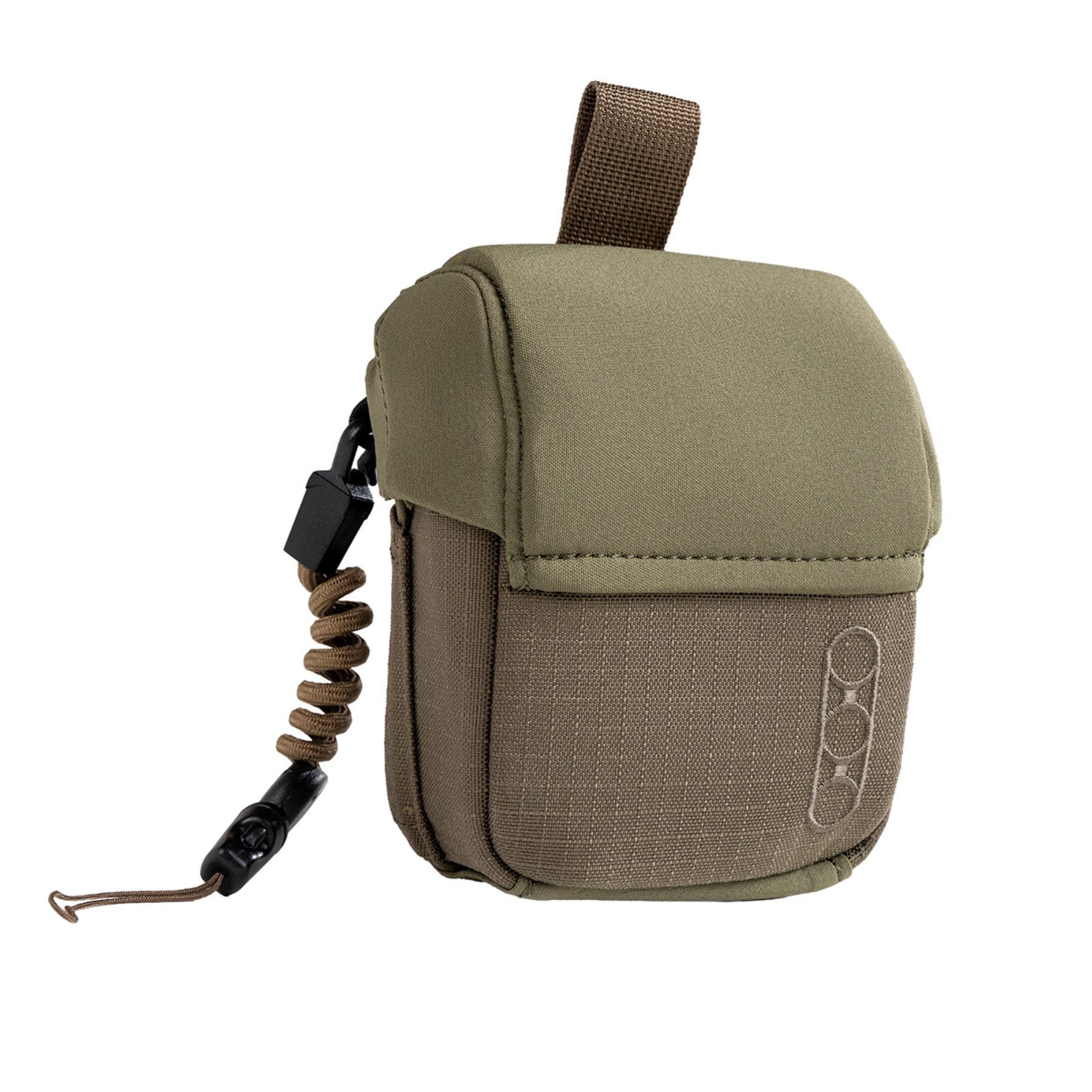 Pouch tattica foderata Eberlestock MAG-FREE Rangefinder Pouch, custodia per telemetro o piccoli accessori, chiusura rapida e sicura, con cordino di ritenzione e passante per cintura o MOLLE