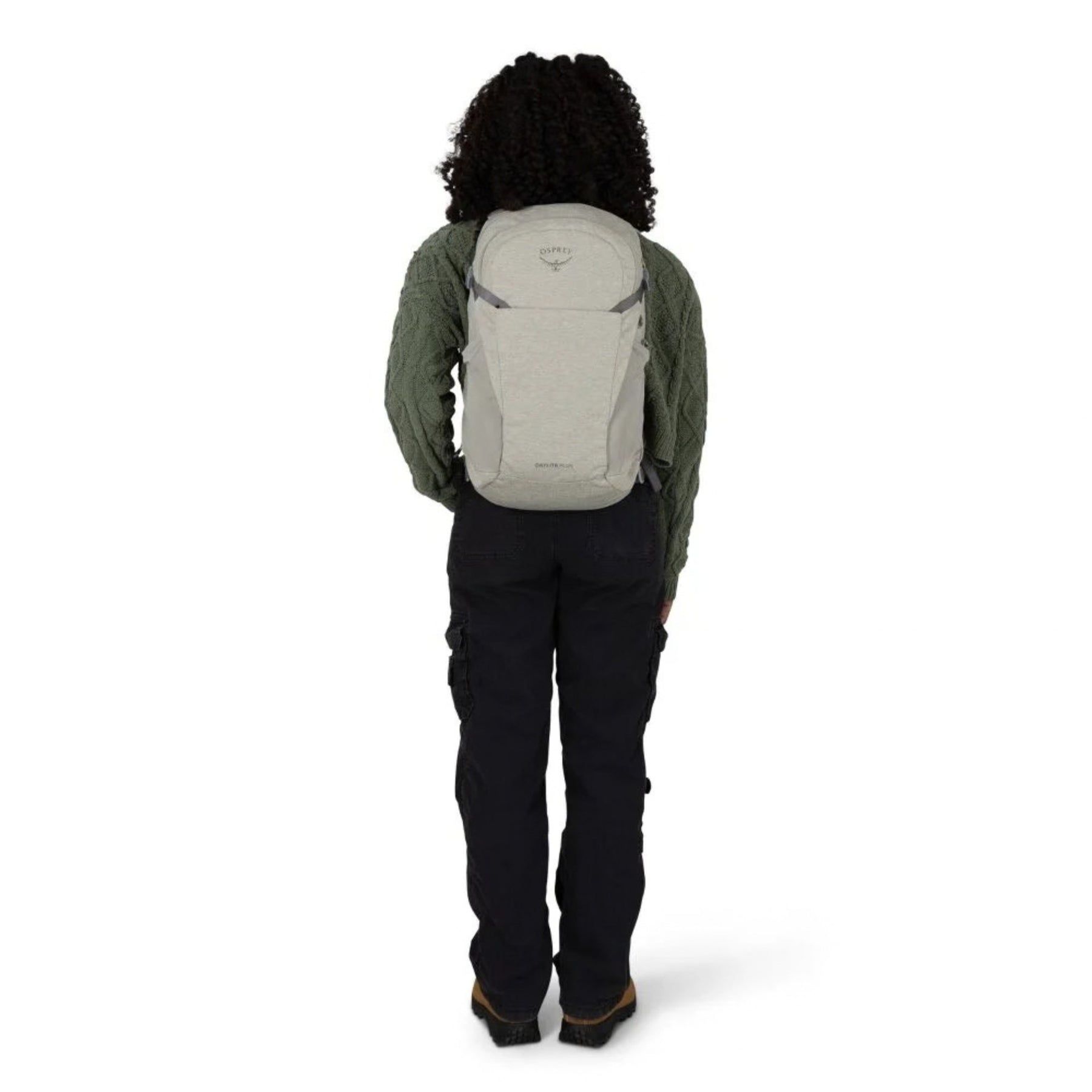 Osprey Daylite Plus Driftshade zaino multiruolo da 20 litri con scomparto per laptop e sacca idrica, tasche laterali in mesh, cinghie di compressione e schienale traspirante AirScape, in edizione limitata per trekking, viaggi e uso quotidiano.