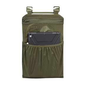 Pannello organizzativo per zaini Helikon-Tex Insert Backpack Panel di tipo MOLLE e Admin, con ganci a J per il fissaggio, tasca con cerniera in rete e s pannello molle e velcro, accessorio modulare per organizzare l'interno degli zaini