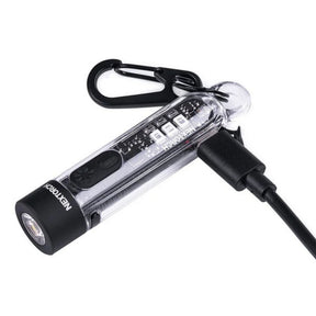 NEXTORCH K40 Torcia portachiavi ricaricabile USB-C da 300 lumen max Ideale come accessorio EDC per l'uso quotidiano.