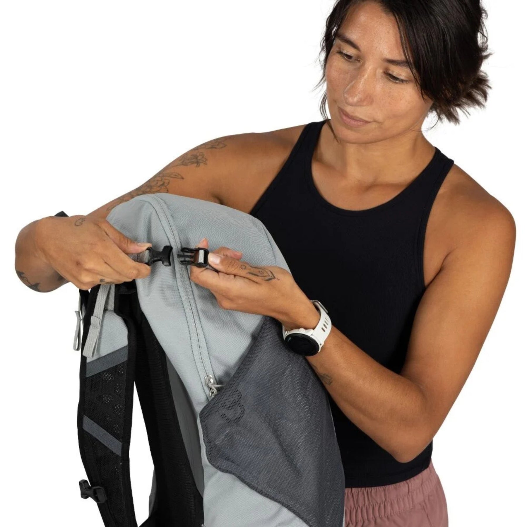 Osprey Hikelite LT 22 zaino da 22 litri ultraleggero per escursionismo e trekking con schienale ventilato tasche laterali in rete e spallacci ergonomici regolabili ideale per outdoor e camminate in montagna