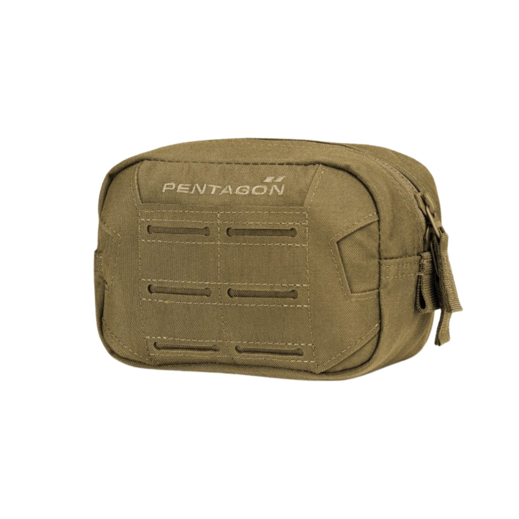 Pentagon Elpis Utility Pouch 15x10 Tasca Multifunzionale in Cordura 500D con Sistema MOLLE Laser Cut Cerniere YKK a Due Vie e Tasca Interna in Mesh Accessorio Tattico Modulare per Zaino o Cintura