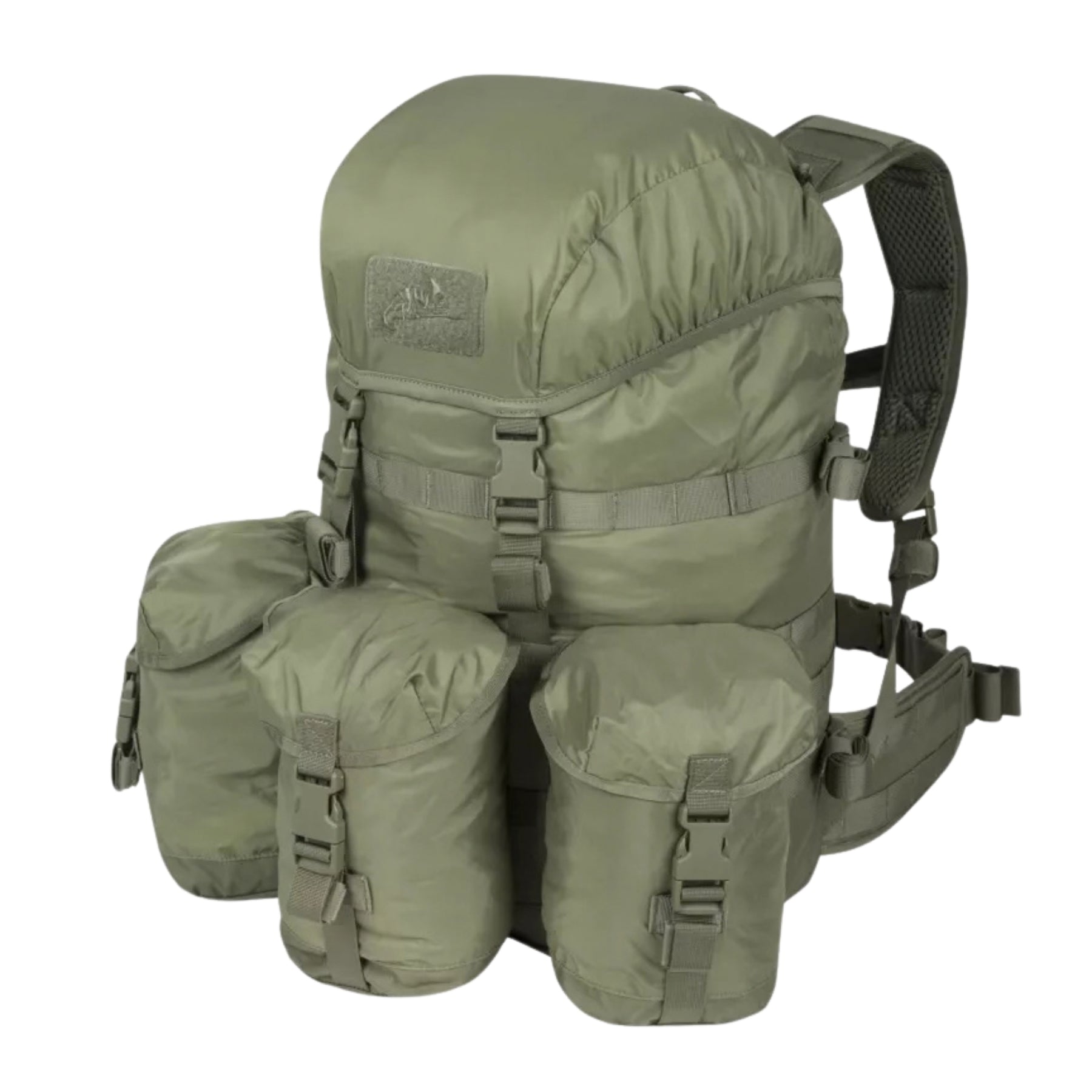 Helikon-Tex Matilda Backpack zaino bushcraft modulare da 50 litri in Cordura e nylon con tre tasche esterne frontali fettucce MOLLE PALS schienale traspirante e cintura ventrale imbottita per trekking sopravvivenza ed escursioni all'aperto