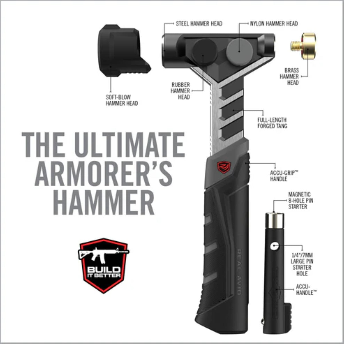 REAL AVID | ARMORER'S MASTER HAMMER - Martello da armaiolo