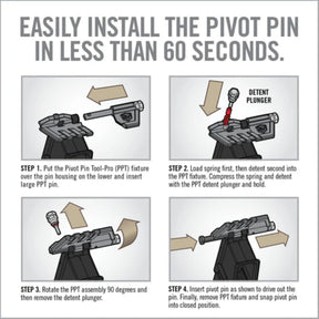 REAL AVID | AR15 PIVOT PIN TOOL PRO - Tool per il perno d'assemblaggio dell'AR15