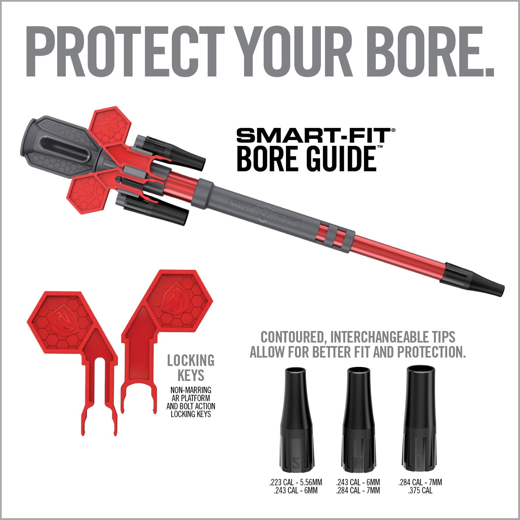 REAL AVID | BORE-MAX SMART FIT BORE GUIDE - Guida per asta Smart Rod