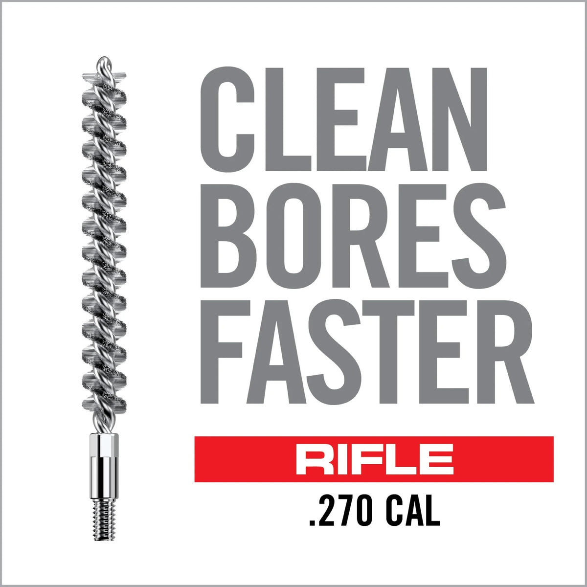 REAL AVID | BORE-MAX SPEED BRUSH .270 CAL - Scovolino .270 Cal