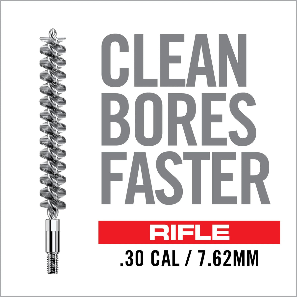 REAL AVID | BORE-MAX SPEED BRUSH .30 CAL / 7.62 MM - Scovolino .30 Cal / 7.62 mm