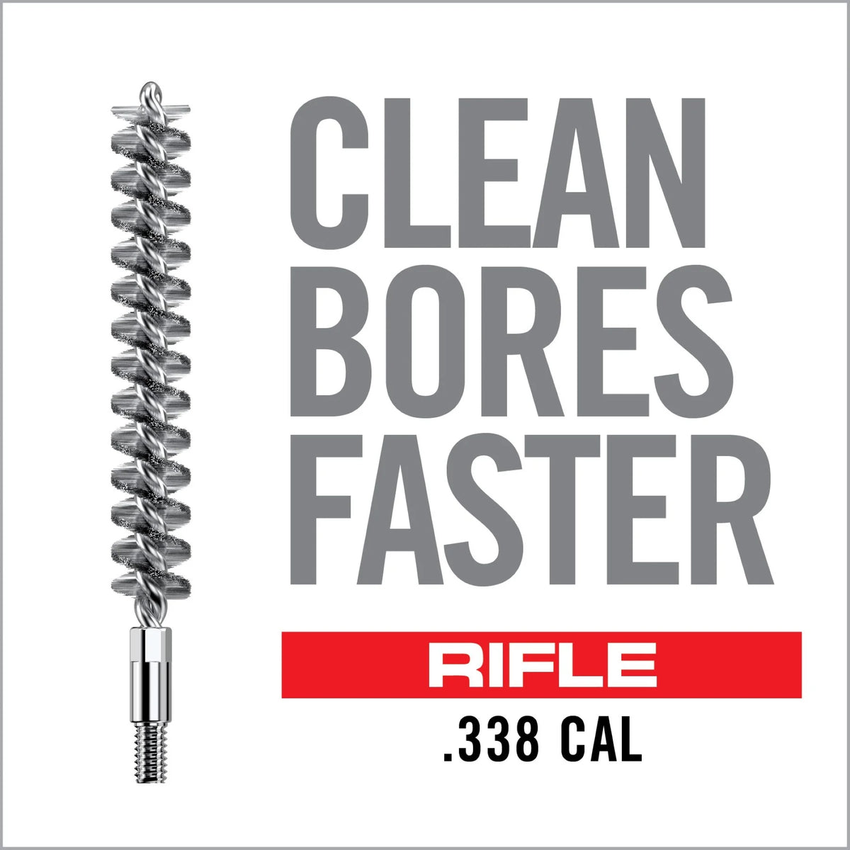 REAL AVID | BORE-MAX SPEED BRUSH .338 CAL - Scovolino .338 Cal