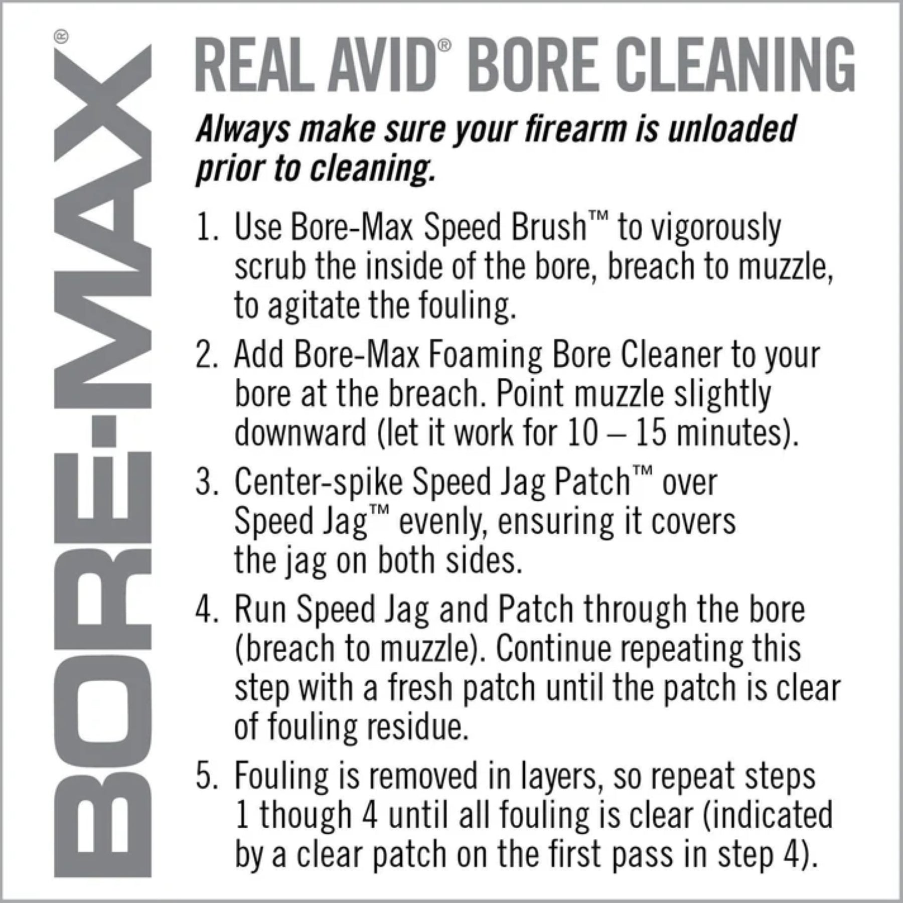 REAL AVID | BORE-MAX SPEED BRUSH - Scovolino