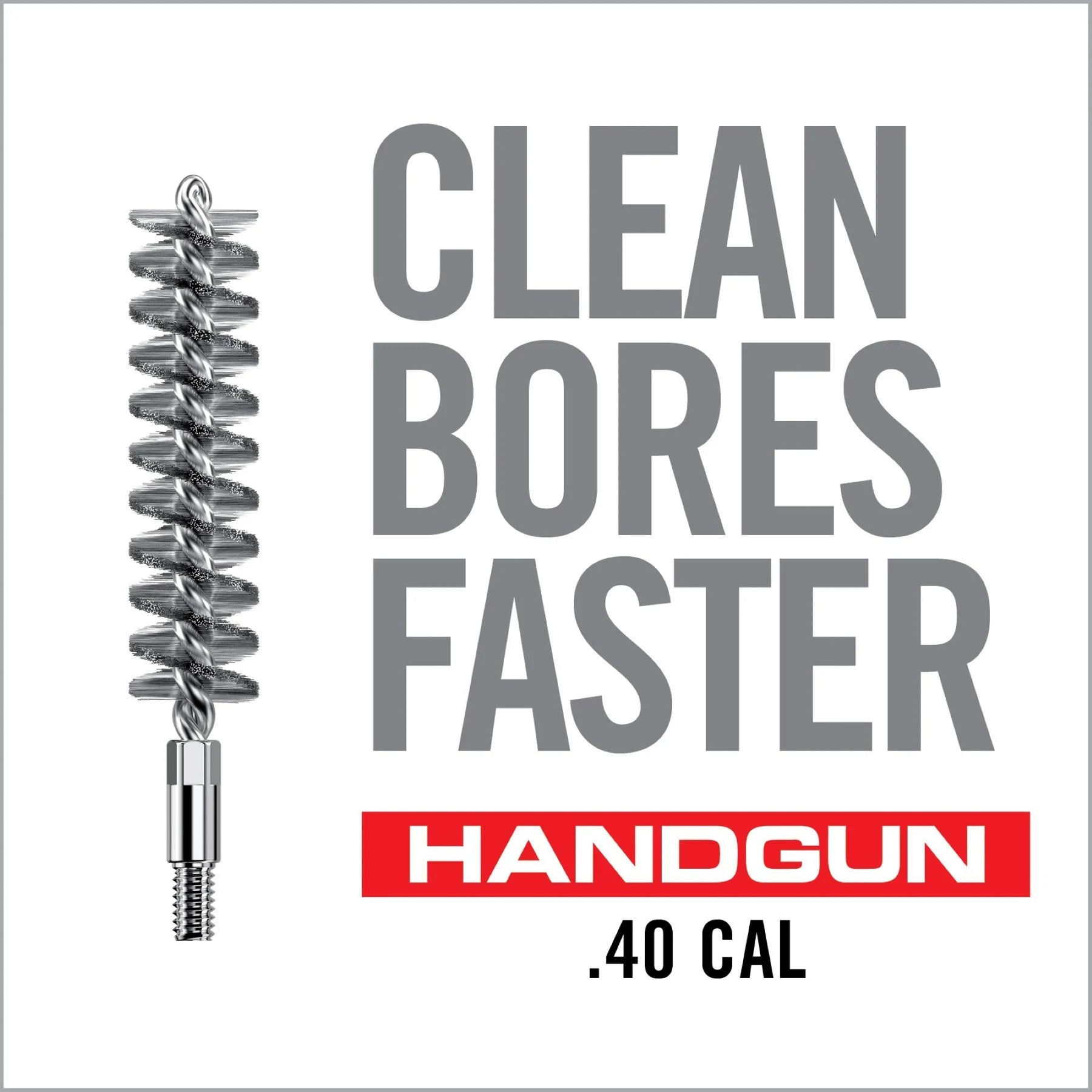 REAL AVID | BORE-MAX SPEED BRUSH .40 CAL - Scovolino .40 Cal