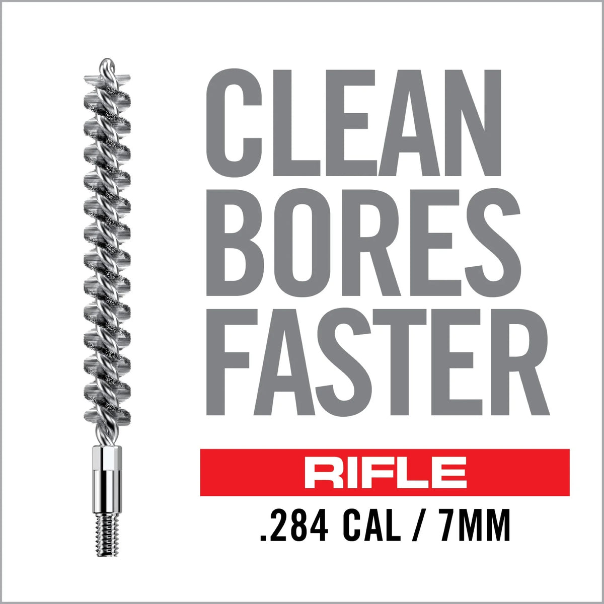 REAL AVID | BORE-MAX SPEED BRUSH .284 CAL / 7 MM - Scovolino .284 Cal / 7 mm