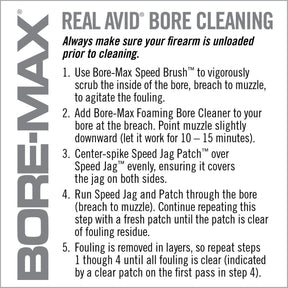 REAL AVID | BORE-MAX SPEED CLEAN SYSTEM .30 CAL / 7.62 MM -  Set scovolino e Jag .30 Cal / 7.62 mm