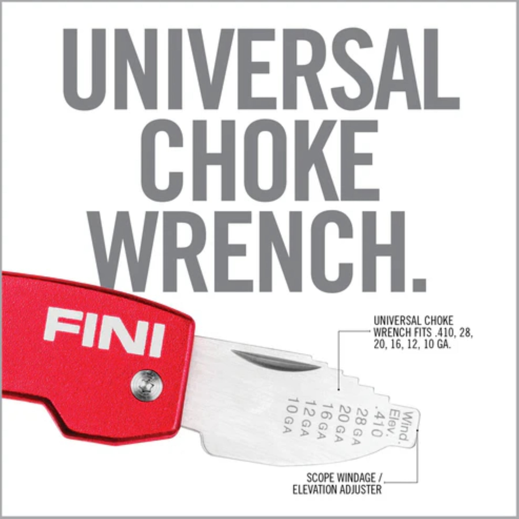 REAL AVID | FINI UNIVERSAL CHOKE TUBE WRENCH - Chiave universale per strozzatori