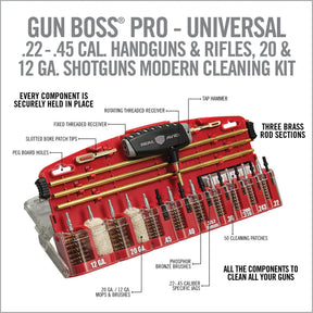 REAL AVID | GUN BOSS PRO UNIVERSAL CLEANING KIT - Kit di pulizia