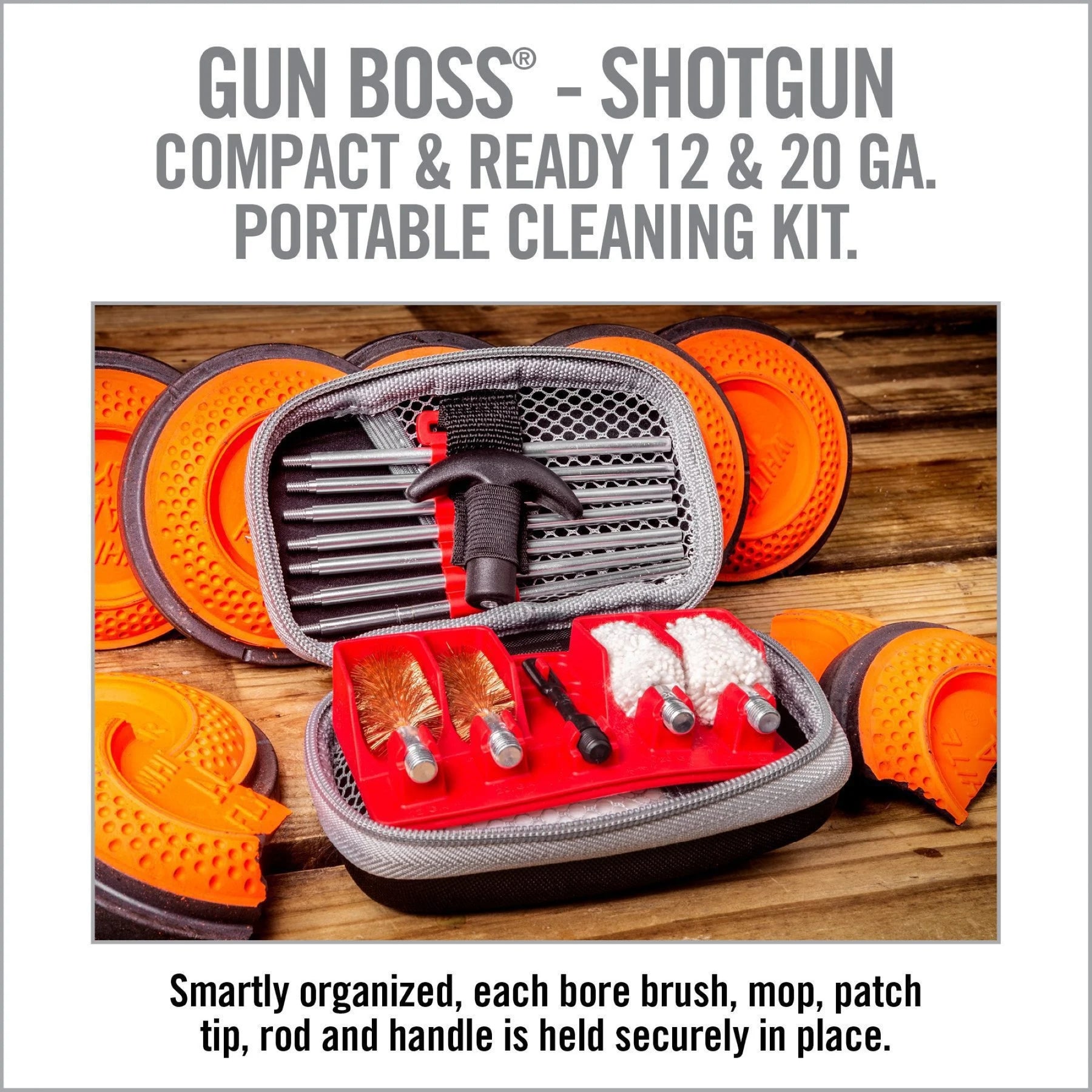 REAL AVID | GUN BOSS SHOTGUN CLEANING KIT - Kit di pulizia per shotgun