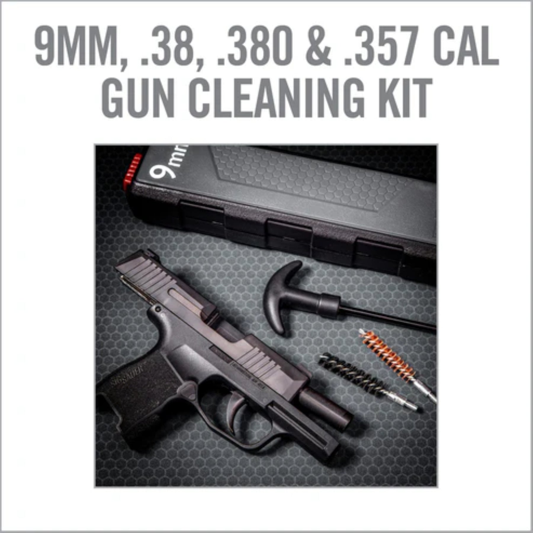 REAL AVID | PRIME-9 9MM HANDGUN CLEANING KIT - Kit di pulizia per pistole 9 mm