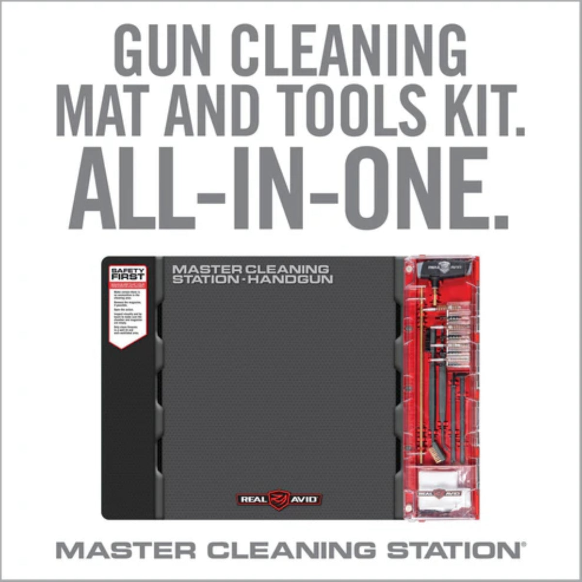 REAL AVID | MASTER CLEANING STATION HANDGUN - Tappetino per manutenzione pistola