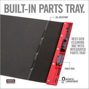Tappetino per manutenzione armi Real Avid Smart Mat Universal, superficie in gomma antiscivolo con scomparti magnetici per minuteria