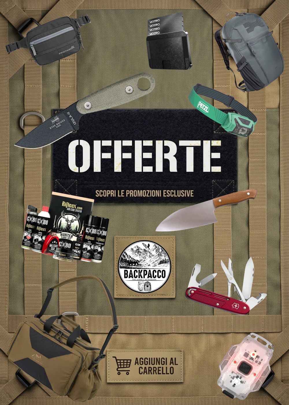 BackPacco Offerte ciclo 9 - promozioni esclusive su coltelli, torce, zaini e attrezzatura outdoor