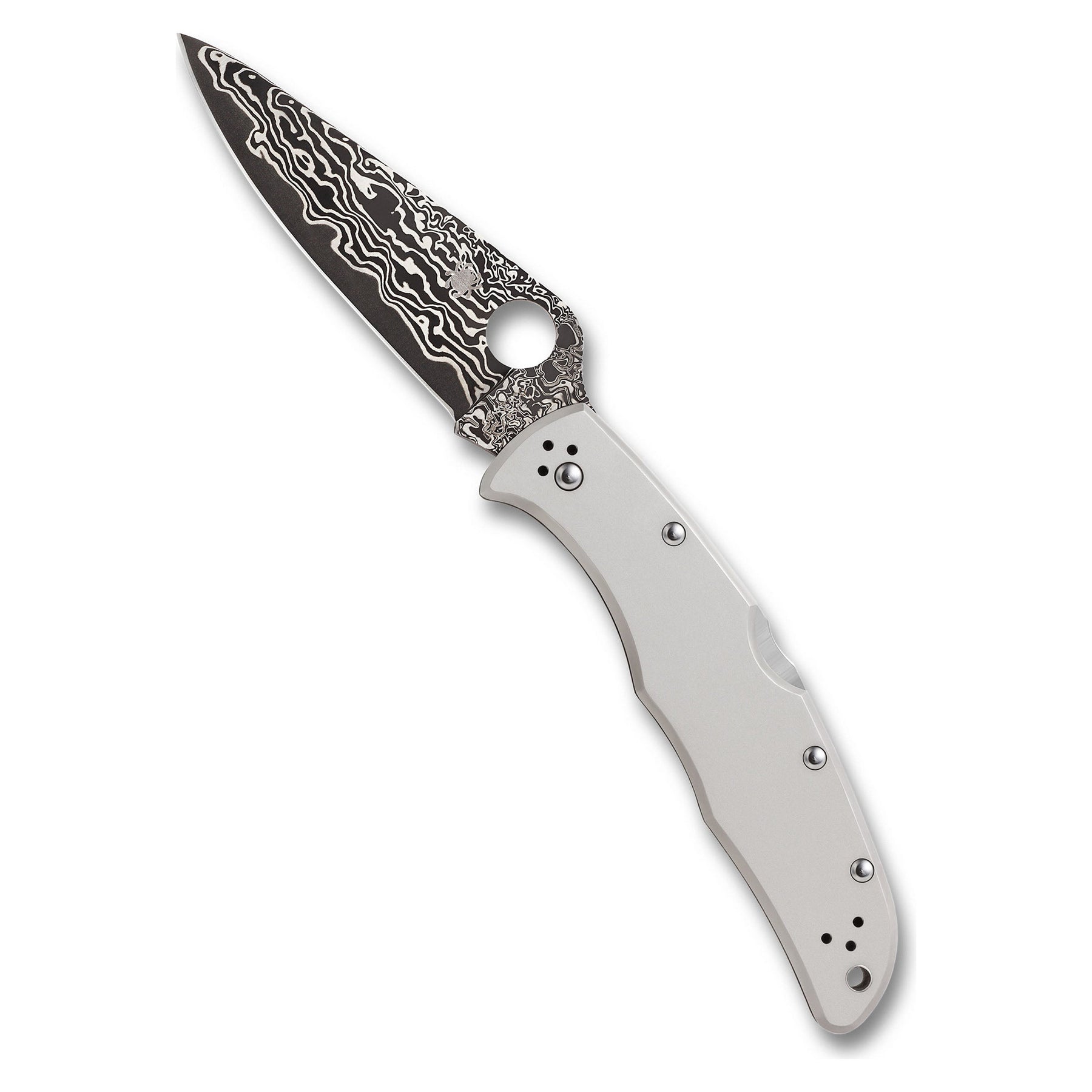 Spyderco Endura 4 Titanio Damasco