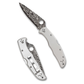Spyderco Endura 4 Titanio Damasco