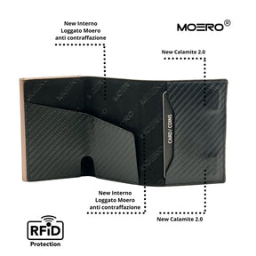 MOERO | PRO ZIP CARBON BLACK - Portafoglio