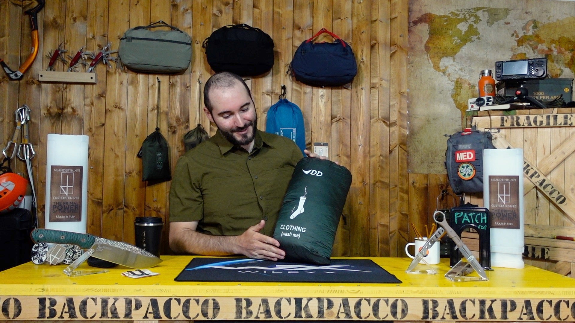 Paolo di Backpacco spiega gli organiser bags di DD