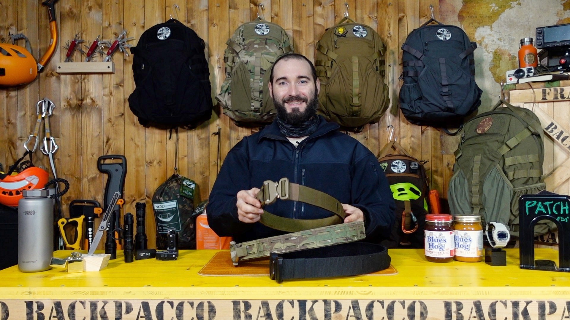 Paolo di Backpacco spiega la direct action warhawk belt