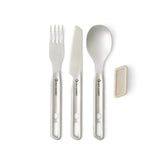 SEA TO SUMMIT | DETOUR STAINLESS STEEL CUTLERY SET - Set di posate per una persona