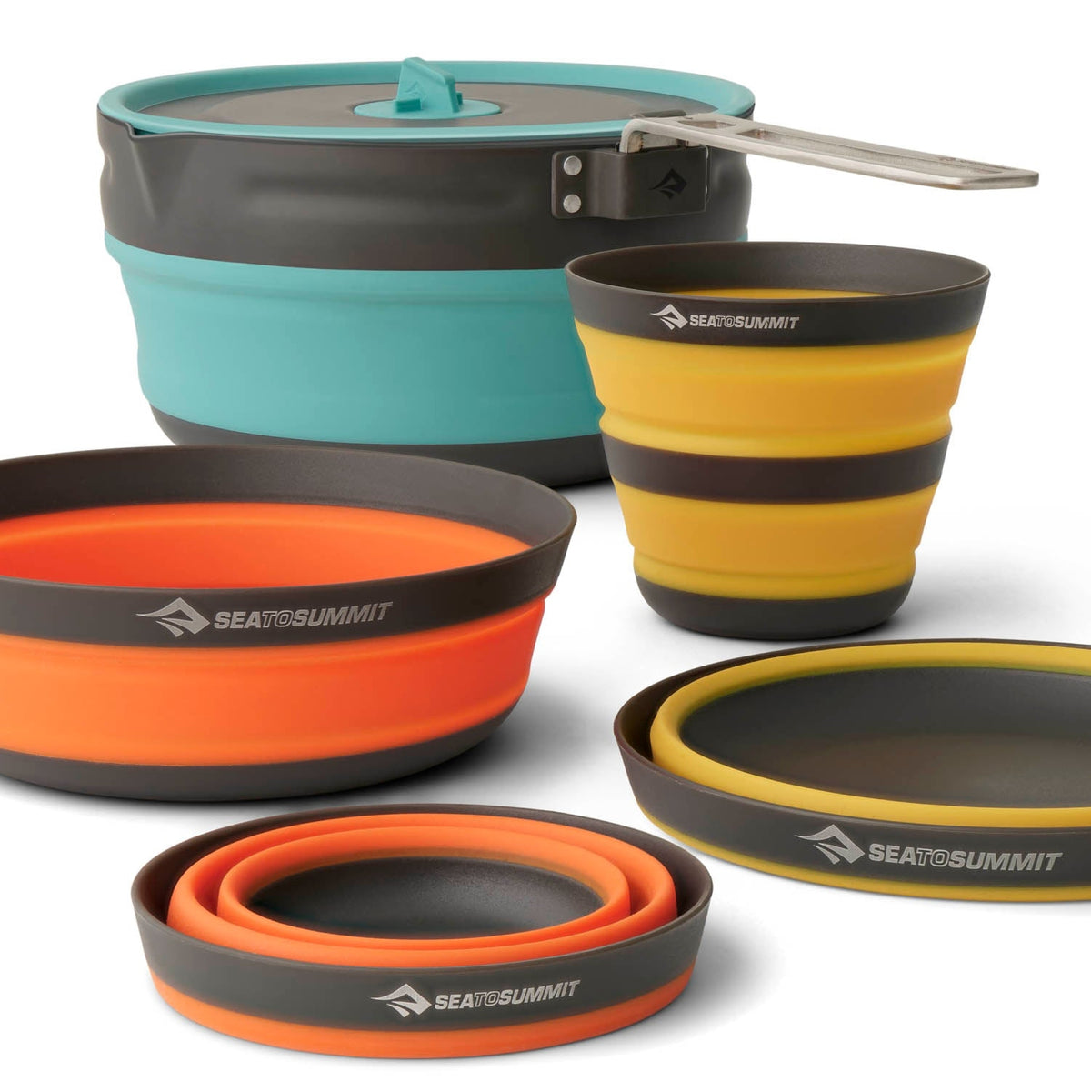 SEA TO SUMMIT | FRONTIER UL COLLAPSIBLE ONE POT COOK SET - Set da cucina, 5 pezzi