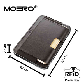 MOERO | M2 PRO VINTAGE BROWN - Portafoglio MagSafe