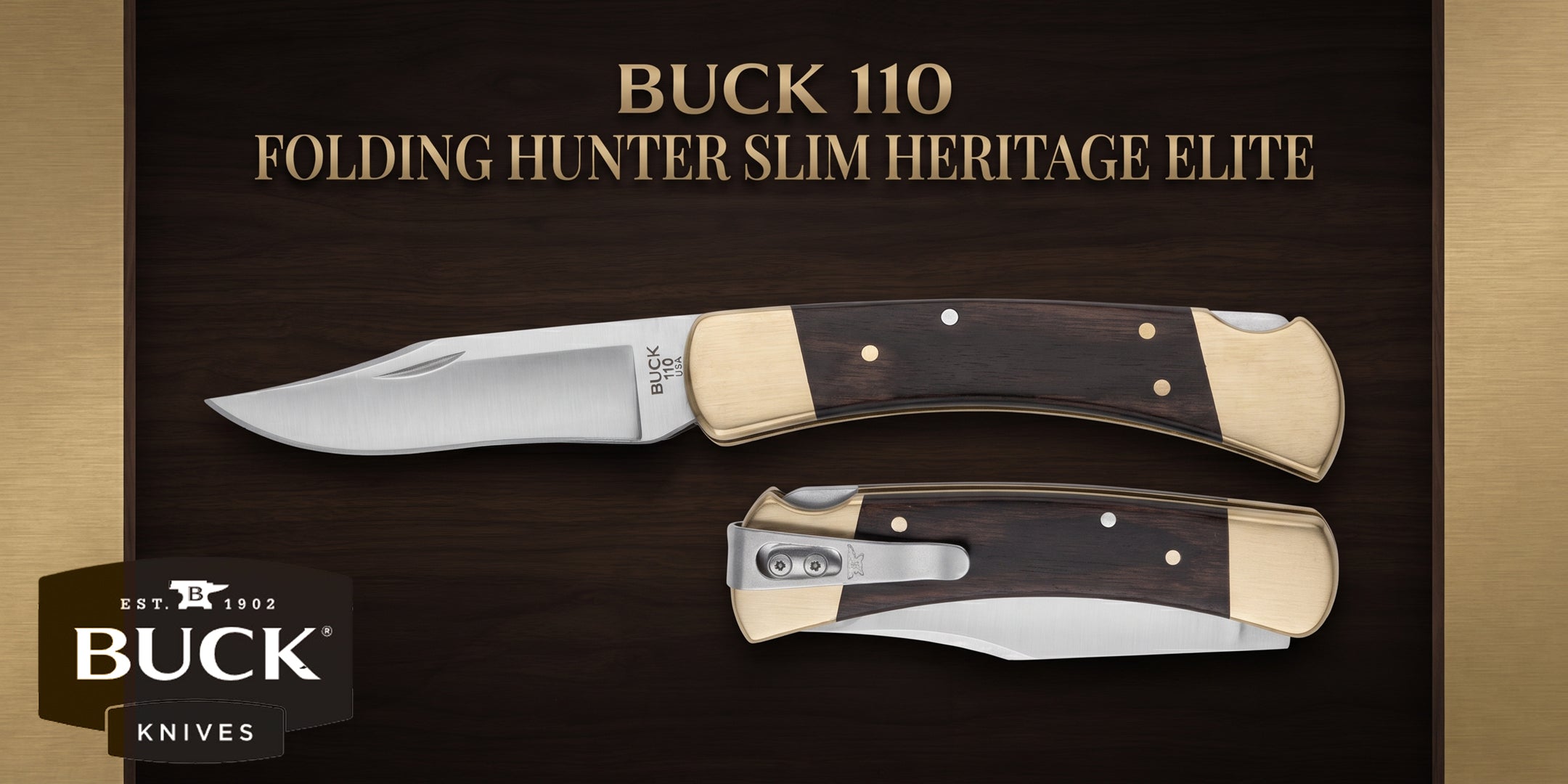 BUCK | 110 FOLDING HUNTER SLIM HERITAGE ELITE - Chiudibile EDC