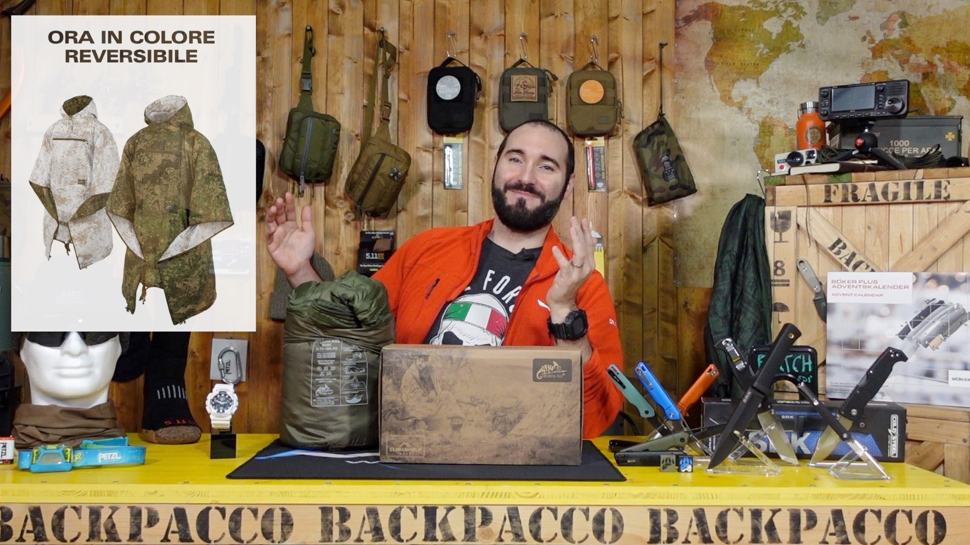 Paolo di Backpacco spiega lo swagman Basic di Helikon