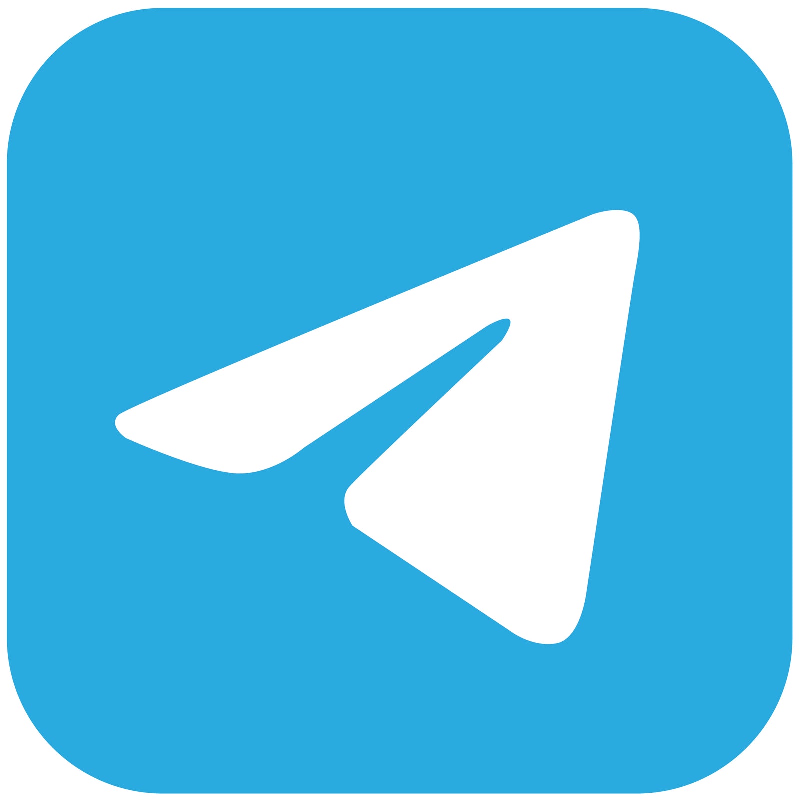 Icona dell'app Telegram per permettere alle persone di contattarmi su Telegram